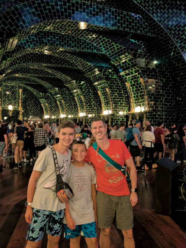 Taylor Family at Battle of the Ministry Wizarding World of Harry Potter Ministry of Magic Epic Universe Universal Orlando 2