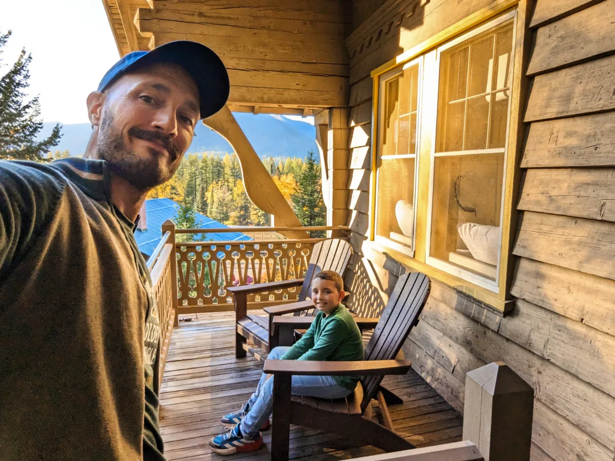 Taylor Family at Belton Chalet Railway Hotel West Glacier National Park Montana 4