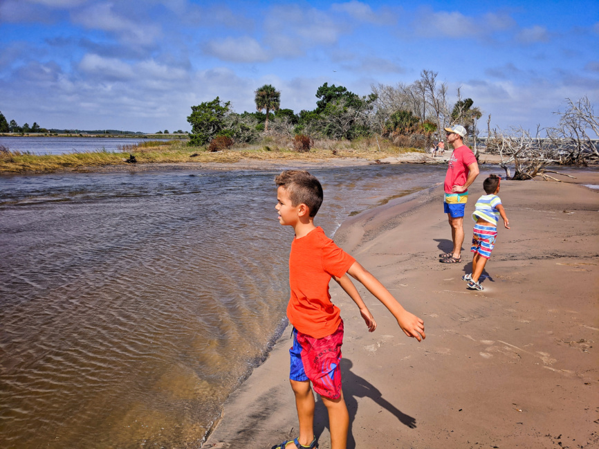 Taylor Family at Boneyard Beach at Big Talbot Island State Park Amelia Island Florida 3