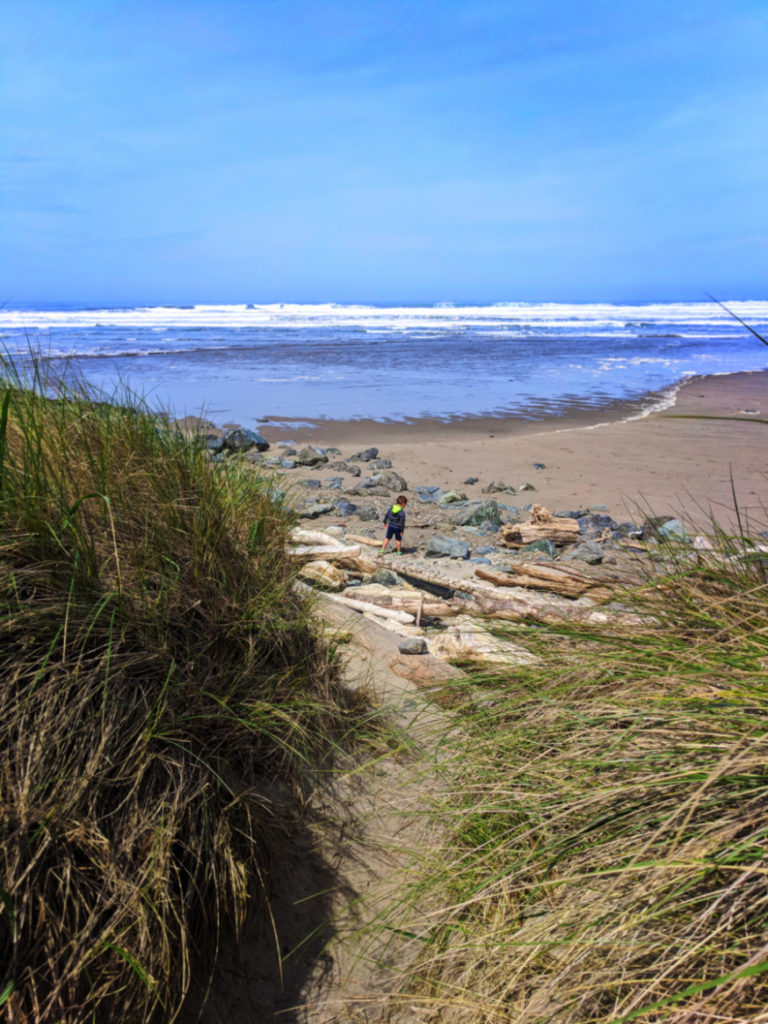 Taylor Family at Bullards Beach State Park Bandon Oregon Coast 1b