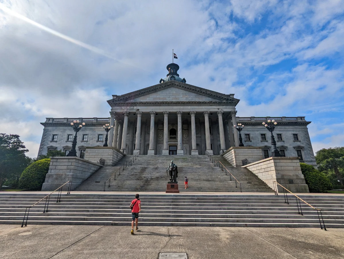 Taylor Family at Capitol Building South Carolina State House Columbia SC 2