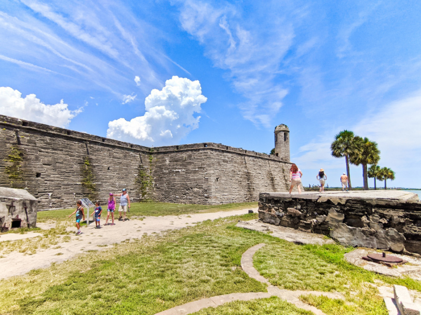 Taylor Family at Castillo San Marcos Saint Augustine Florida 2020 1