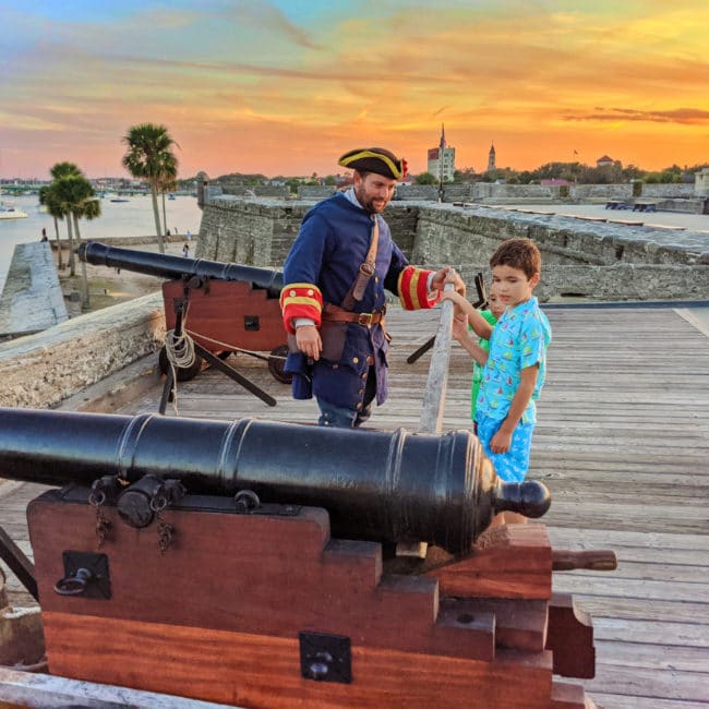 Taylor Family at Castillo de San Marcos 2019 St Augustine 5