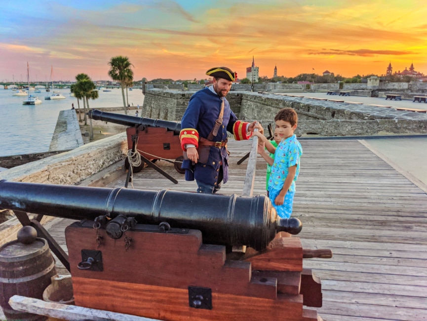 Taylor Family at Castillo de San Marcos 2019 St Augustine 5