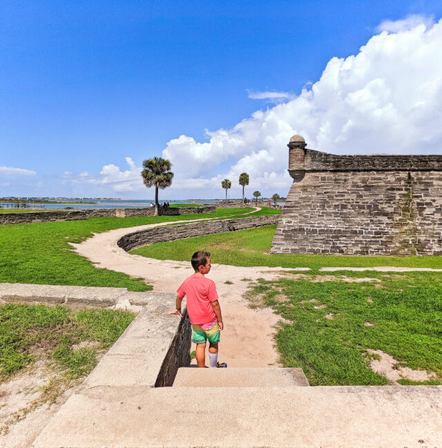 Taylor Family at Castillo de San Marcos National Monument Saint Augustine Florida 10