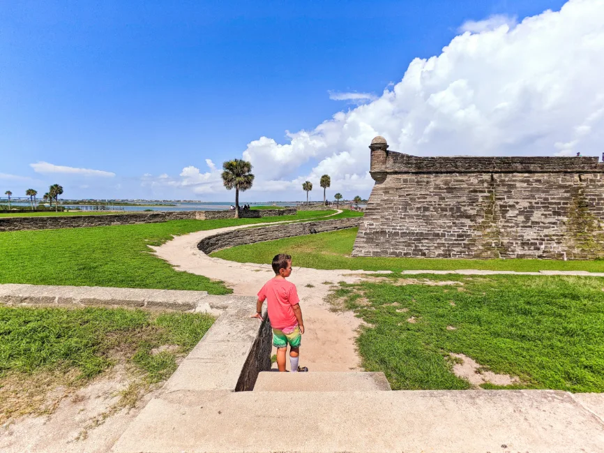 Taylor Family at Castillo de San Marcos National Monument Saint Augustine Florida 10