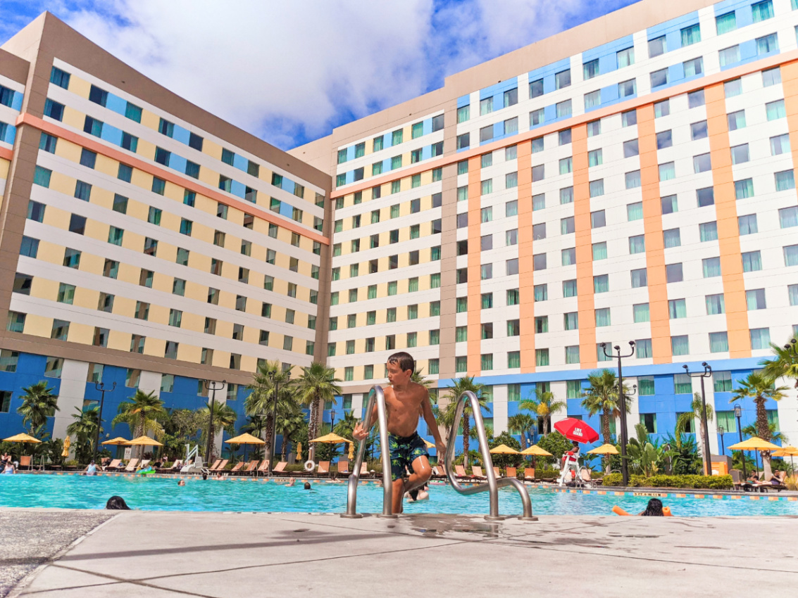 Taylor Family at Endless Summer Dockside Inn Universal Orlando Resort