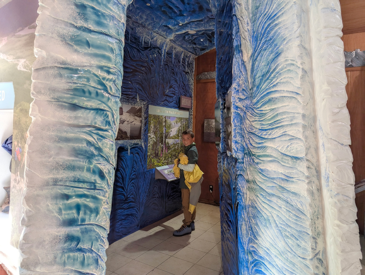 Taylor Family at Exit Glacier Visitor Center Kenai Fjords National Park Alaska 1