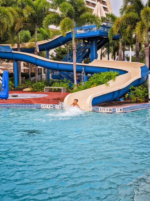 Taylor Family at Feature Pool at Disneys Contemporary Resort Walt Disney World Orlando 2