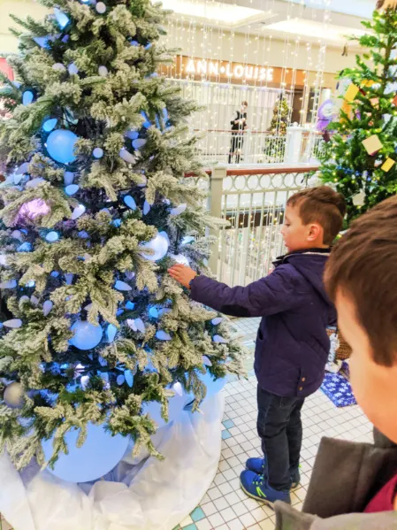 Taylor Family at Festival of Trees Bay Centre Victoria BC 3