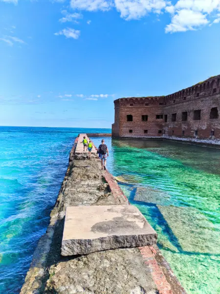 Taylor Family at Fort Jefferson Dry Tortugas National Park Key West Florida Keys 2020 18