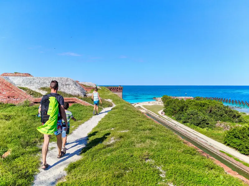 Taylor Family at Fort Jefferson Dry Tortugas National Park Key West Florida Keys 2020 20