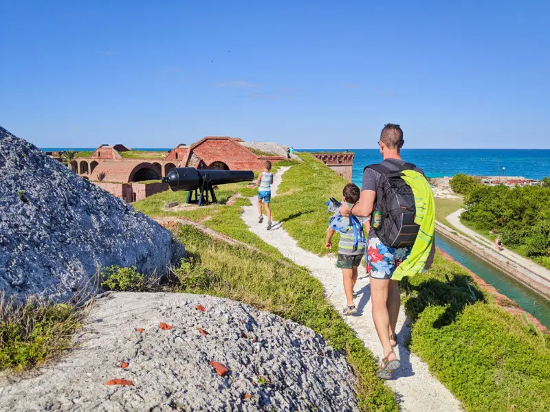 Taylor Family at Fort Jefferson Dry Tortugas National Park Key West Florida Keys 2020 21