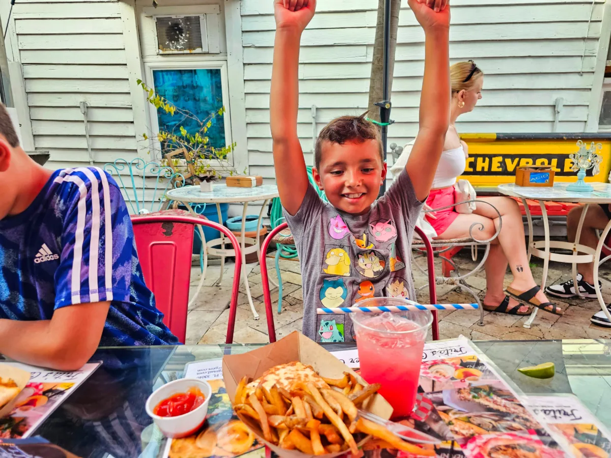 Taylor Family at Fritas Cuban Burger Cafe Key West Florida Keys 3