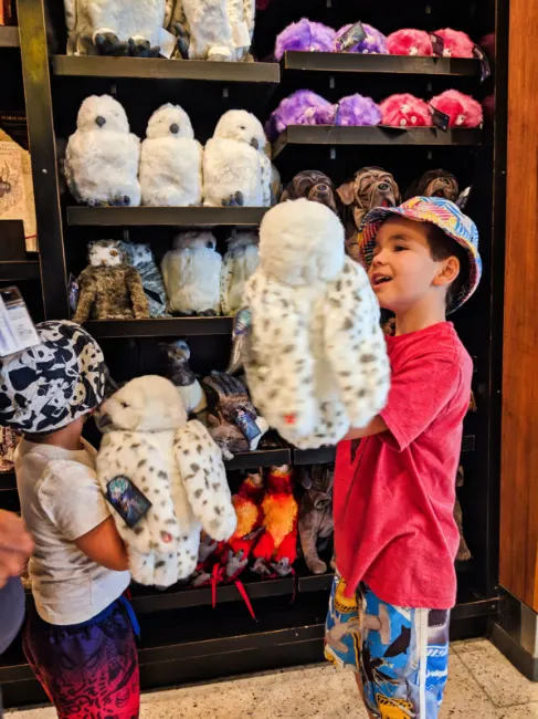 Taylor Family in Universal Gift Shop at Cabana Bay