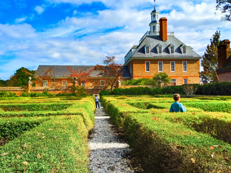 Taylor Family at Governors Palace Colonial Williamsburg Virginia 10