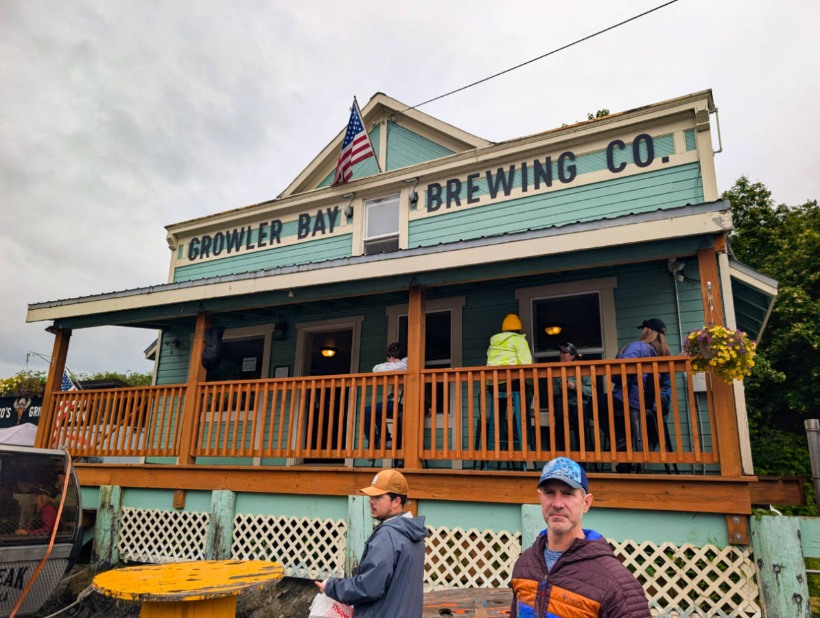 Taylor Family at Growler Bay Brewing Company Valdez Alaska