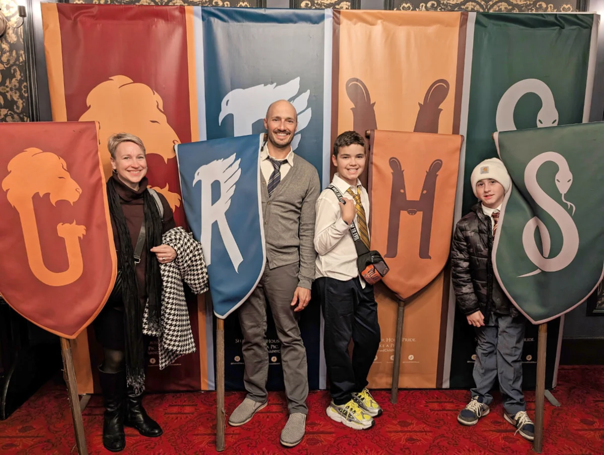 Taylor Family at Harry Potter and the Cursed Child on Broadway New York City 1b