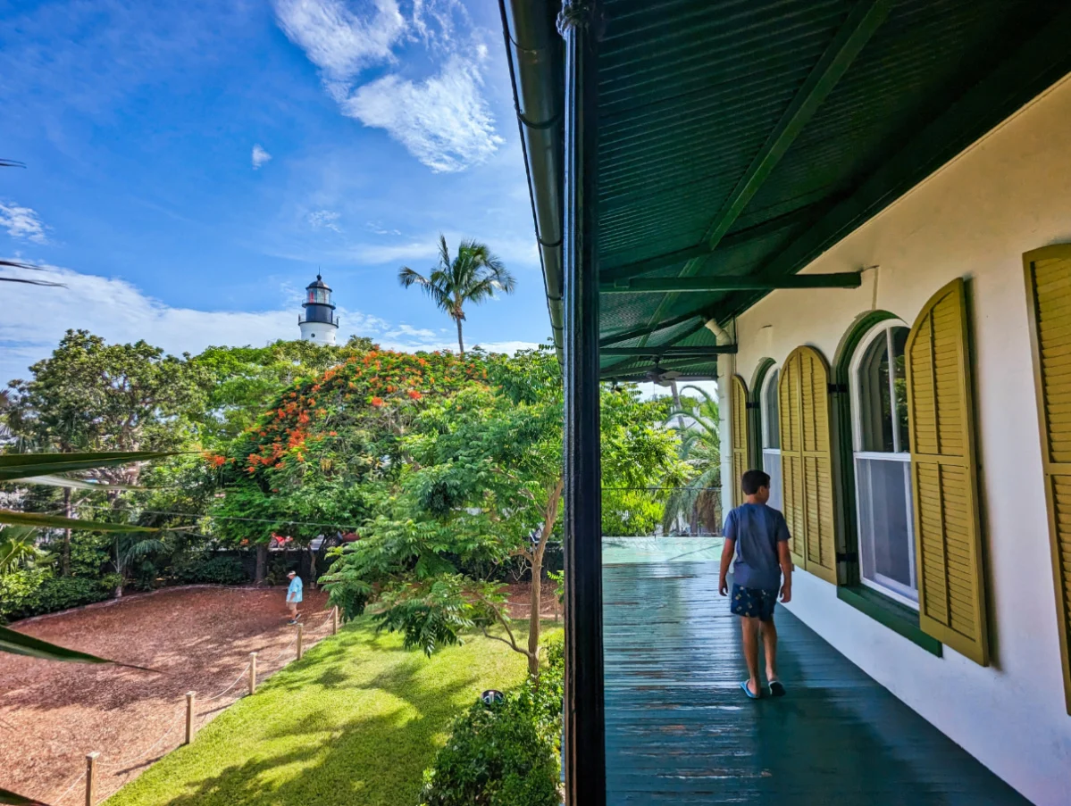 Taylor Family at Hemmingway House Key West Florida Keys 2