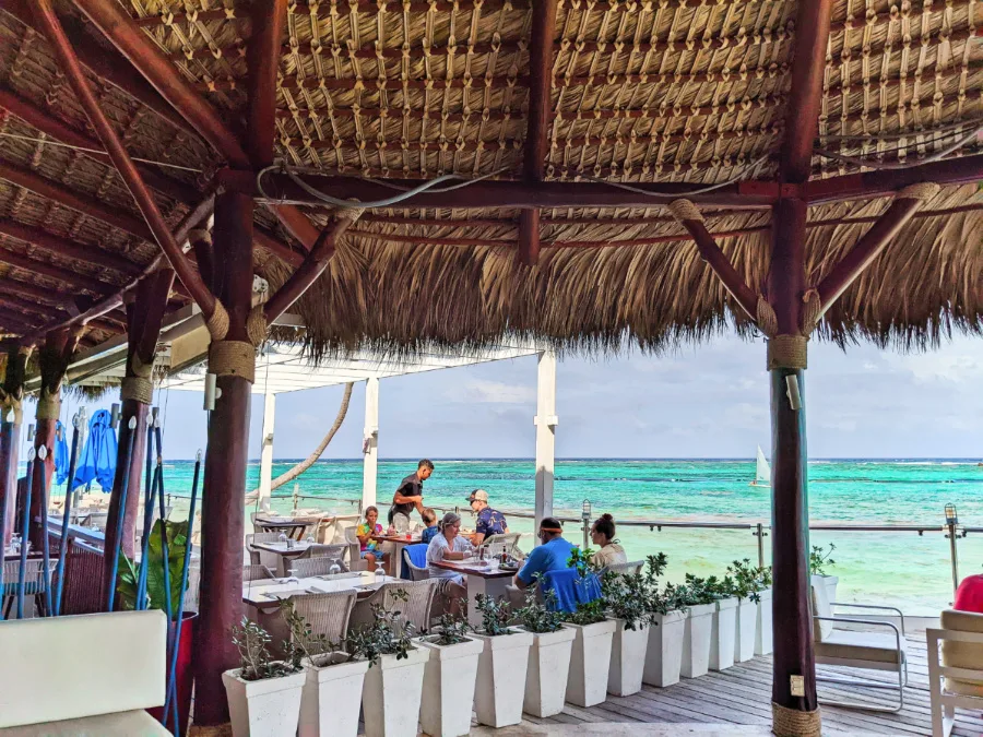 Taylor Family at Indigo Restaurant at Club Med Punta Cana Dominican Republic 2