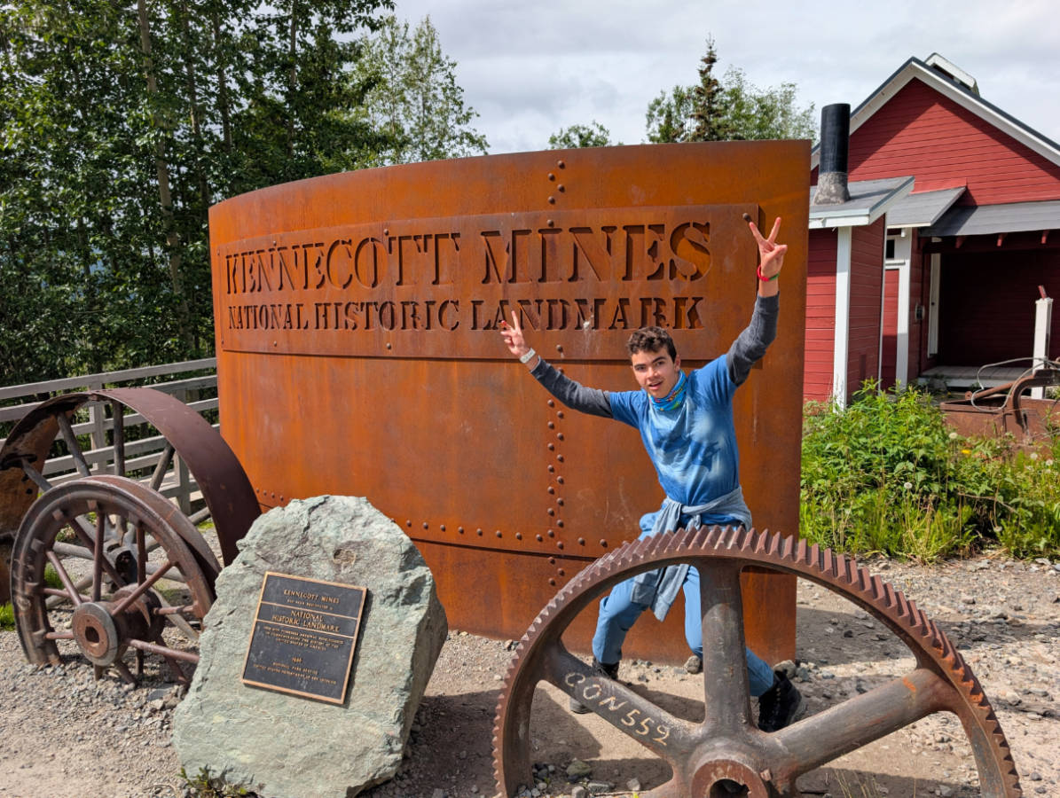 Taylor Family at Kennicott Mines National Historic Landmark McCarthy Alaska