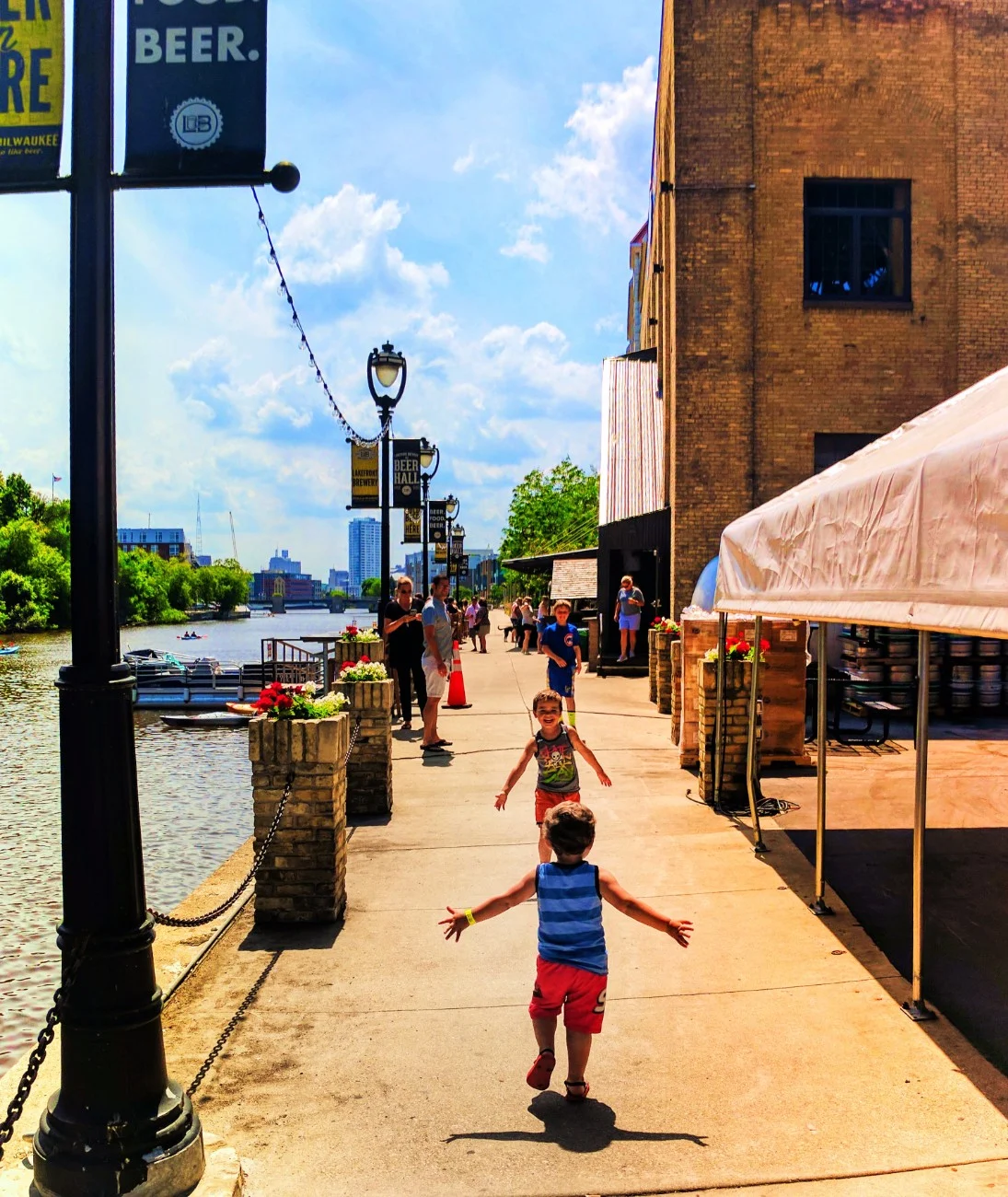 Taylor Family at Lakefront Brewing Co Milwaukee Wisconsin 1