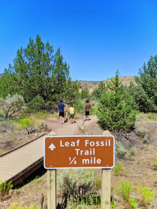 Taylor Family at Leaf Fossil Trail Painted Hills John Day Fossile Beds NM Oregon 1