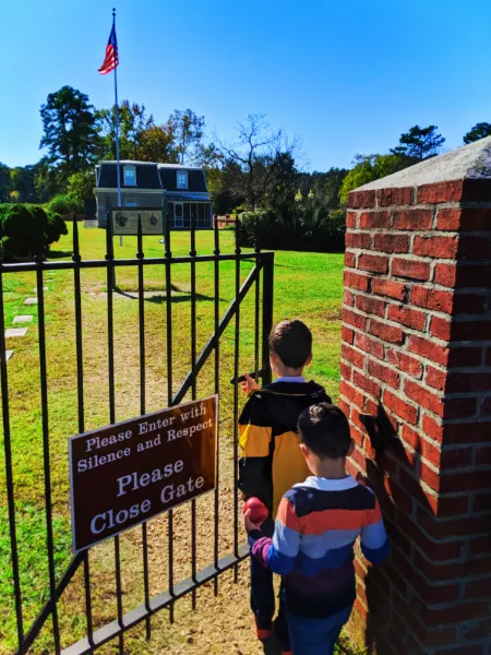 Taylor Family at Military Cemetery Colonial National Park Historic Triangle Yorktown Virginia 3