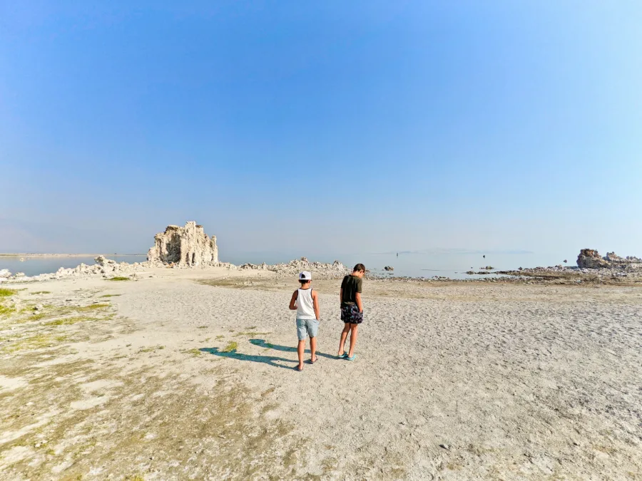 Taylor Family at Mono Lake Tufa Area Mammoth Lakes California 4