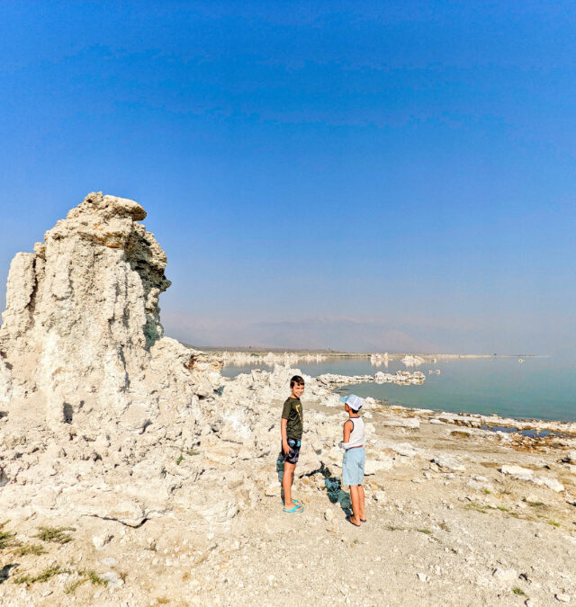 Taylor Family at Mono Lake Tufa Area Mammoth Lakes California 5