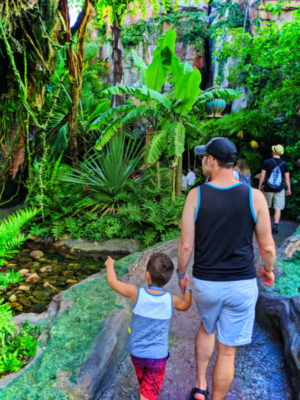 Taylor Family at Navi River Journey Pandora Animal Kingdom Disney World Orlando 1