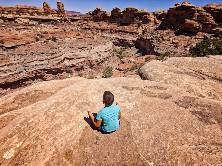 Taylor Family at Needles District Canyonlands National Park Utah 1