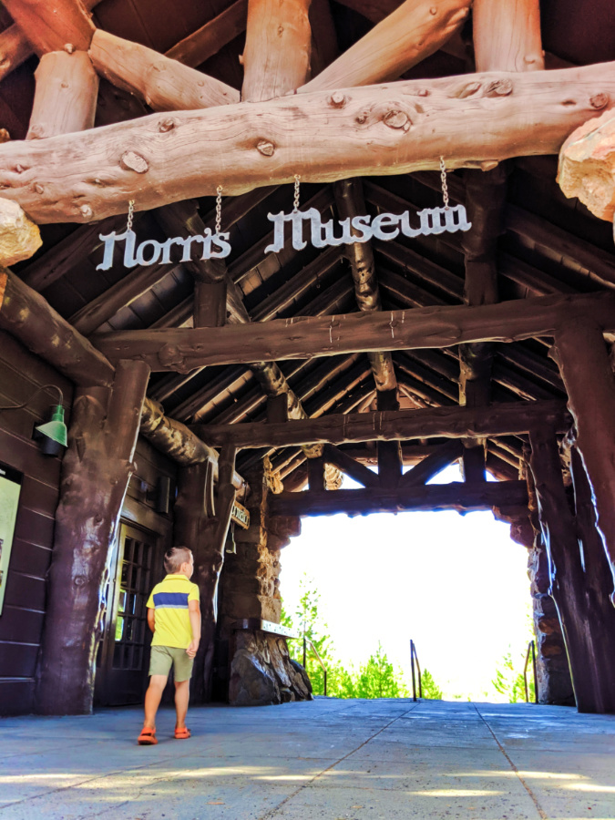 Taylor Family at Norris Museum Norris Geyser Basin Yellowstone NP 1