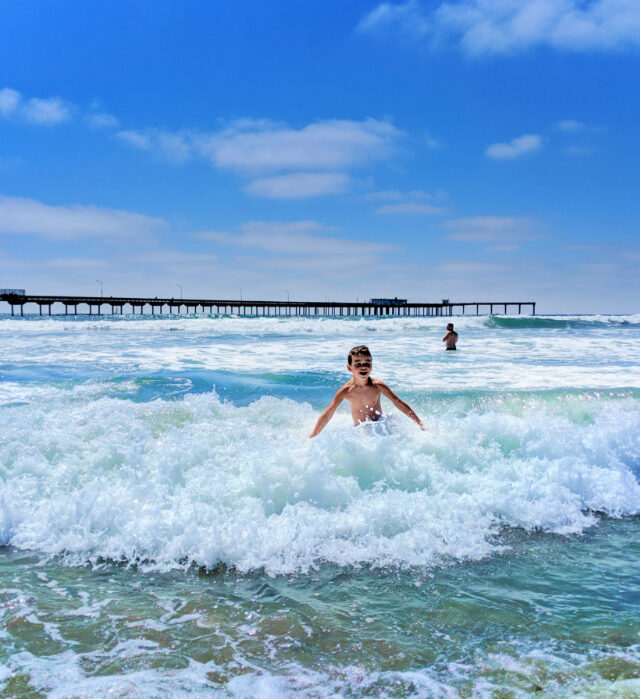 Taylor Family at Ocean Beach San Diego