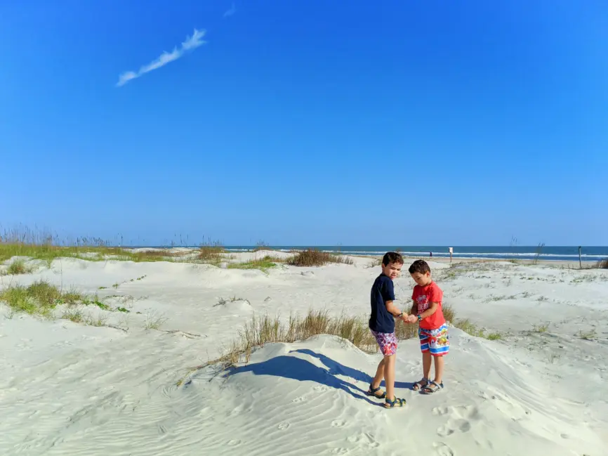 Taylor Family at Ocean Hammock Park Saint Augustine Beach Florida 2