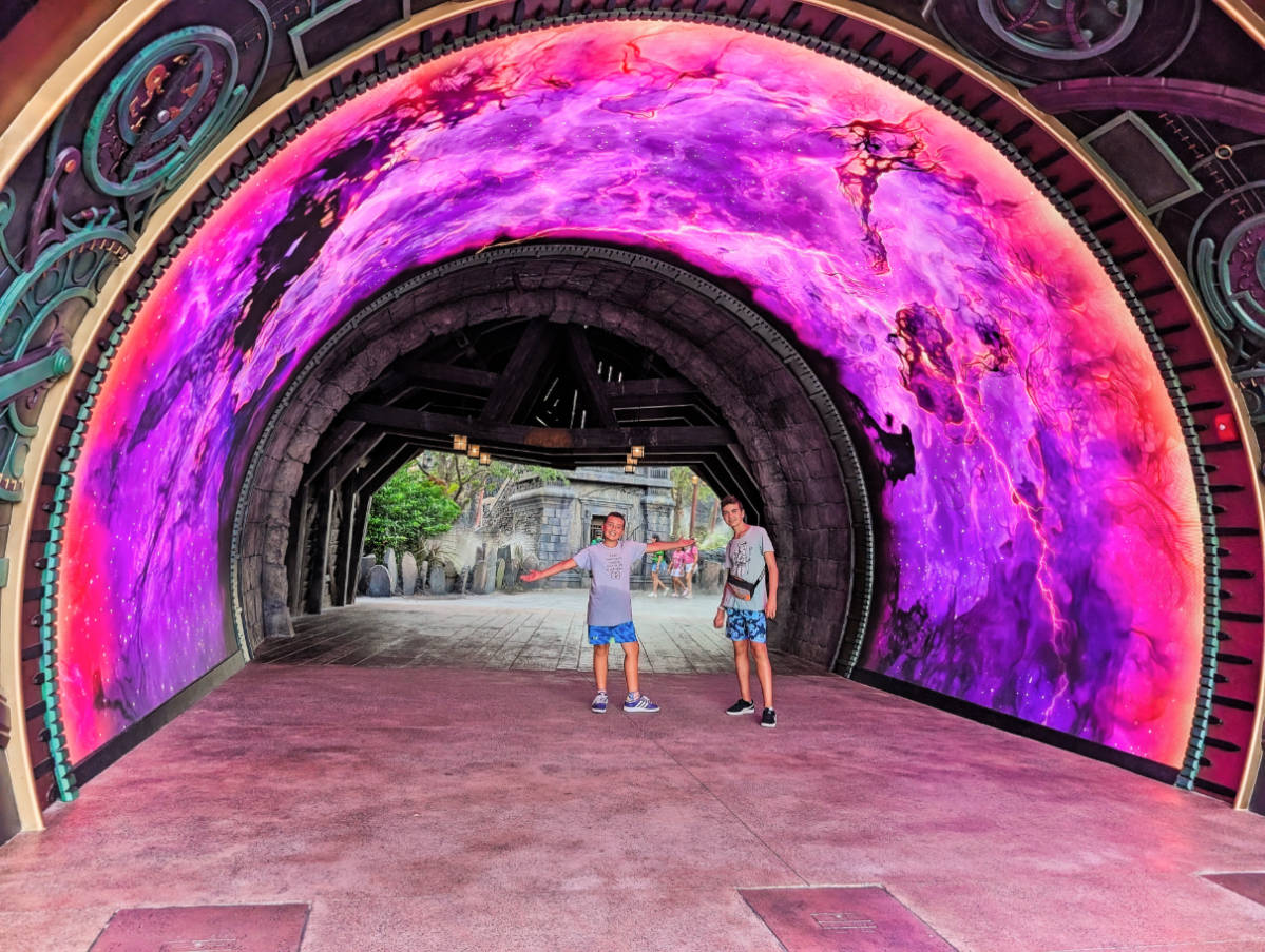 Taylor Family at Portal to Dark Universe at Epic Universe Universal Orlando 3