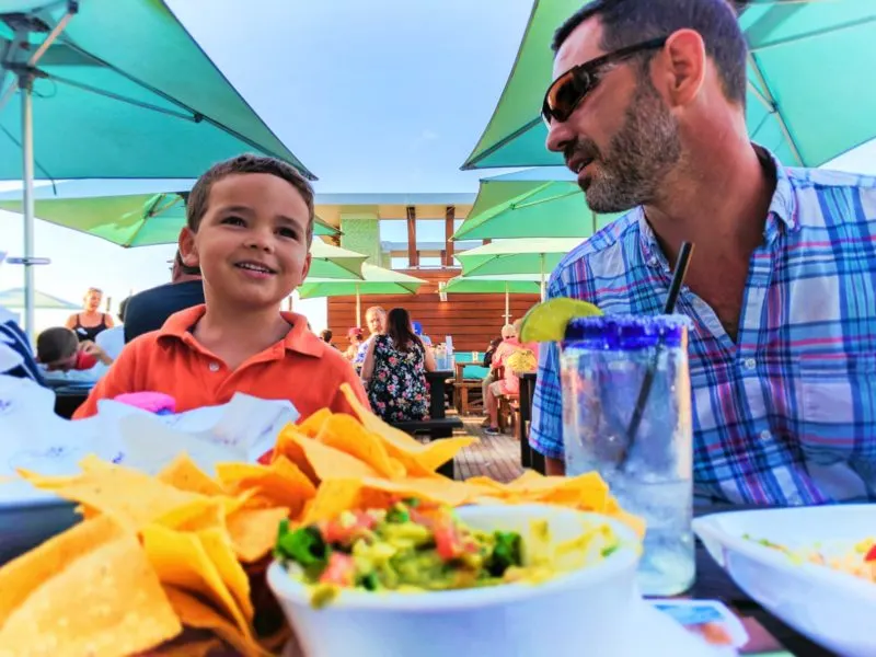 Taylor Family at Salt Life Seafood St Augustine 1