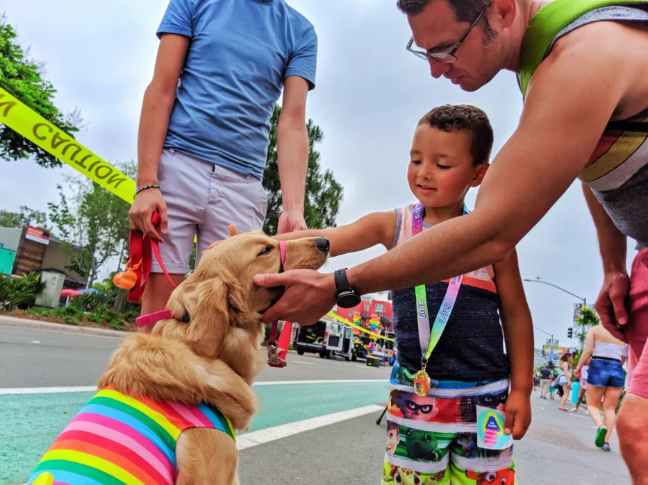 Taylor Family at San Diego Pride Parade 2019 1