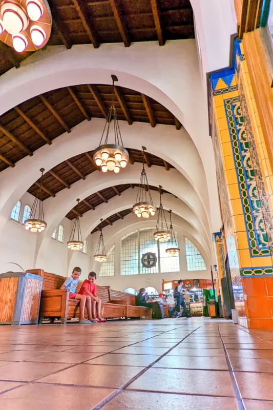 Taylor Family at Santa Fe Depot Train Station Downtown San Diego California 3