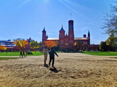 Taylor Family at Smithsonian Castle National Mall Washington DC 1