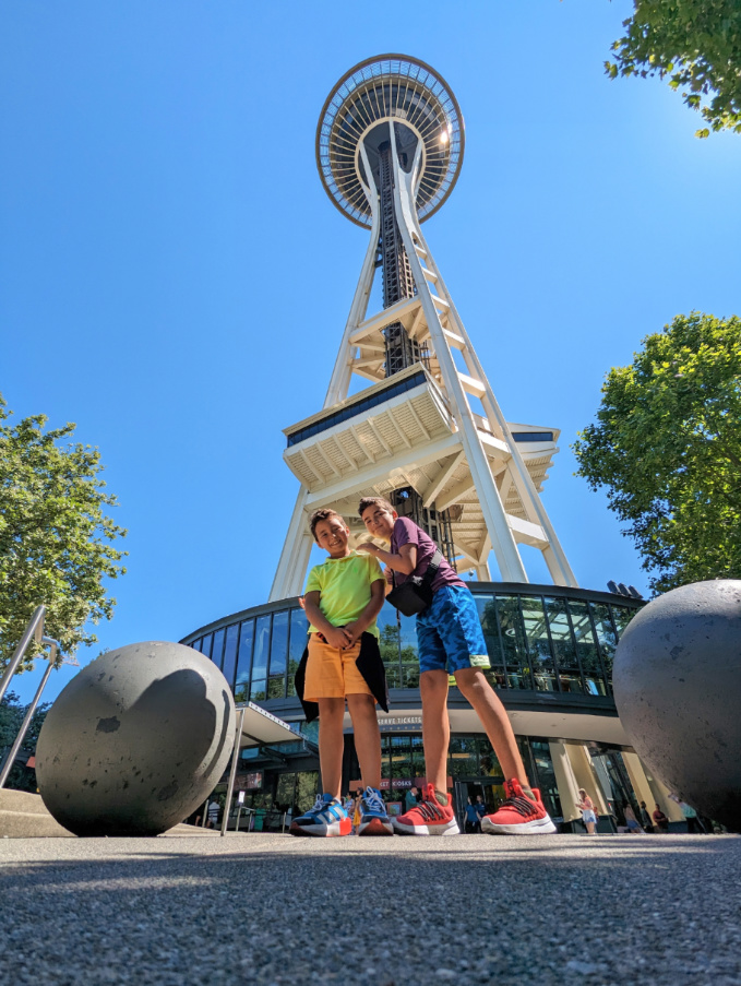 Taylor Family at Space Needle in Seattle 1