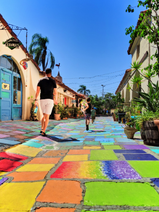 Taylor Family at Spanish Art Village at Balboa Park San Diego California 6