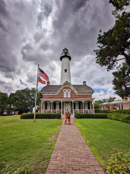 Taylor Family at St Simons Island Lighthouse Golden Isles Georgia 2