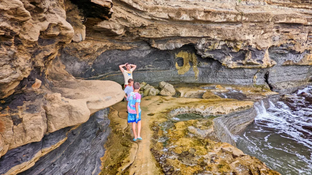 Taylor Family at Sunset Cliffs Natural Park San Diego California 2