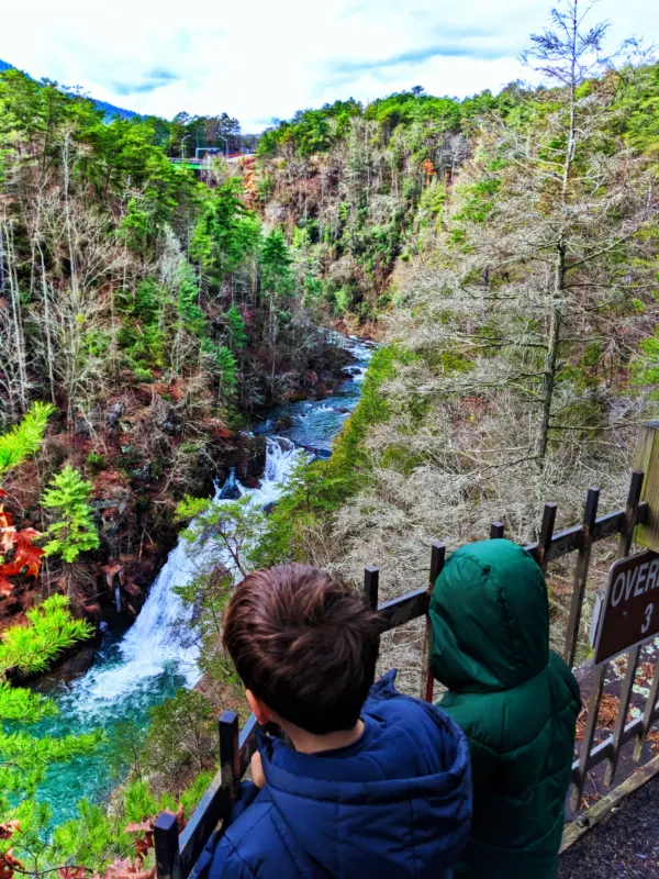 Taylor Family at Tallulah Gorge State Park Tallulah Falls North Georgia 2