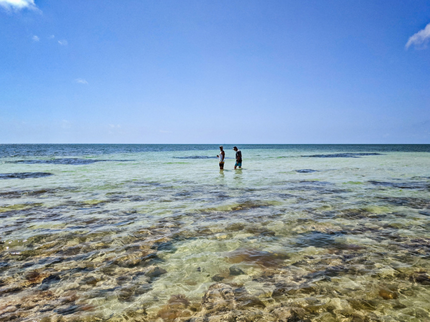 Taylor Family at Tidepool Beach Spanish Harbor Key Bahia Honday Florida Keys 7