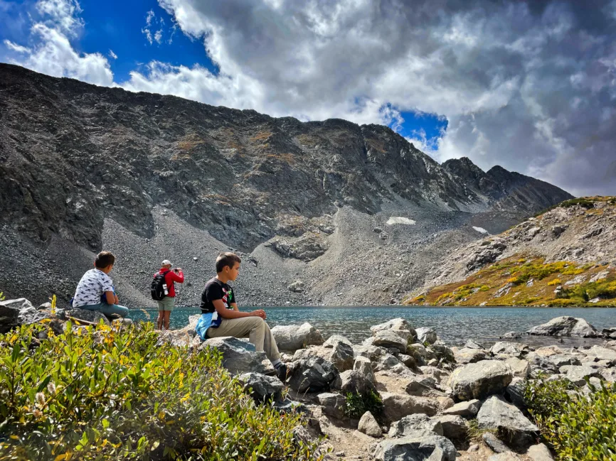 Taylor Family at Upper Mohawk Lake White River National Forest Breckenridge Colorado 1