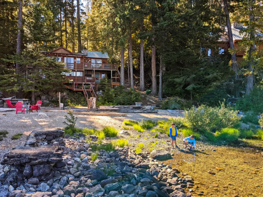 Taylor Family at Vacation Rental Cabin at Lake Wenatchee Leavenworth Washington 7