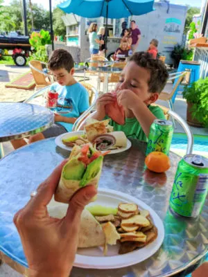 Taylor Family at Village Garden Food Truck Park St Augustine Beach FL 3