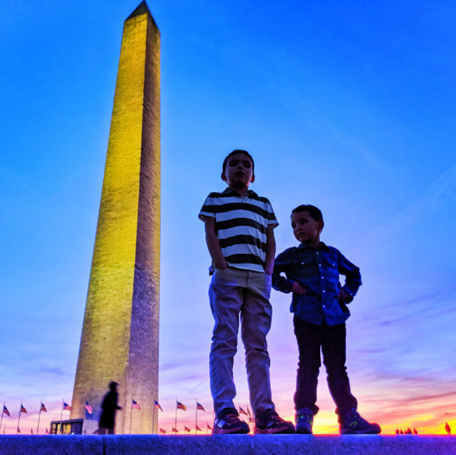 Taylor Family at Washington Monument National Mall Washington DC 3